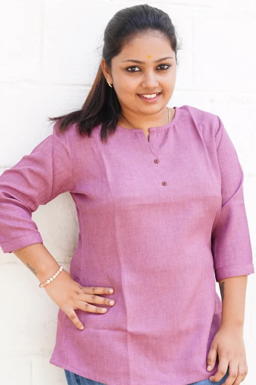 Vaiduryaa Women’s Pink Short Top