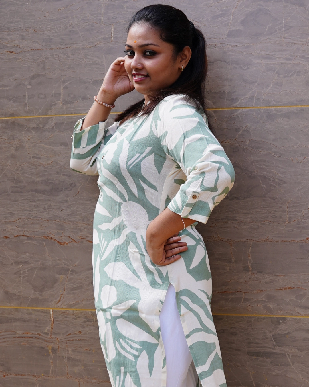 Vaiduryaa Women’s Rayon Printed Kurti - Image 2